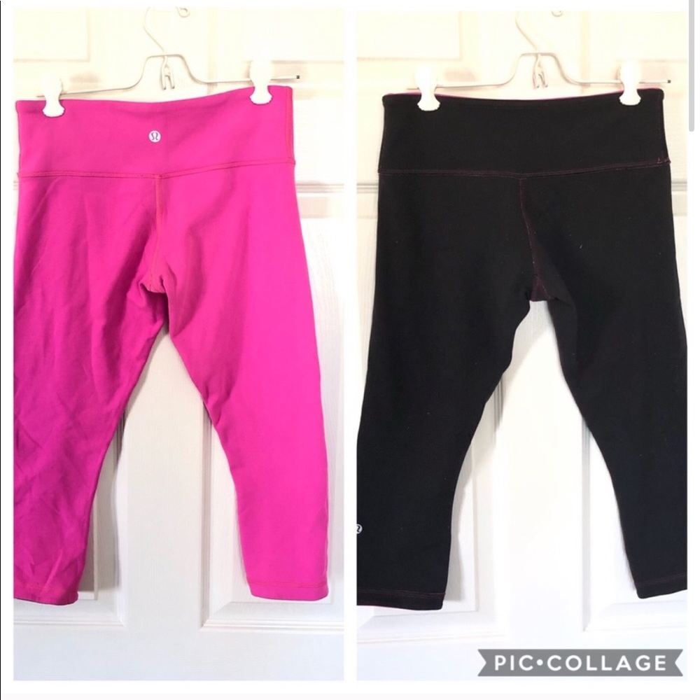 Lululemon Crop *Reversible
Black / Paris Pink 4/6?
